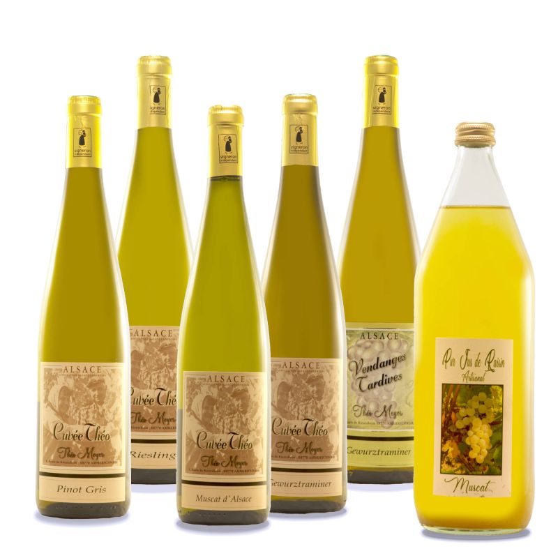 Coffret douceur vins d'Alsace